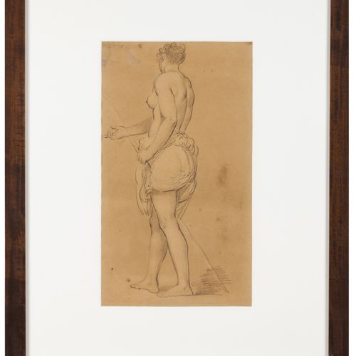 Null 欧洲学校，18/19世纪
女性形象的研究

一对纸上炭笔画

38x22 cm
