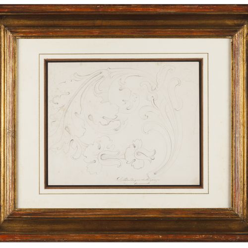 Rei D. Pedro V (1837-1861) "Ornament"
Pencil drawing on paper

Signed and with R&hellip;