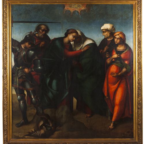 Null Cercle d'Andrea del Sarto (1486-1520
La Visitation avec l'archange saint Mi&hellip;