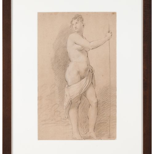 Null 欧洲学校，18/19世纪
女性形象的研究

一对纸上炭笔画

38x22 cm