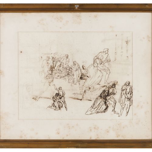José António Correia (1822-1896) Estudios de figuras
Dibujo de tinta sobre papel&hellip;
