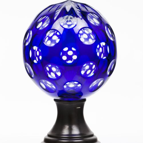 Null A staircase finial
Mirrored blue glass

Metal fitting

Possibly Baccarat or&hellip;