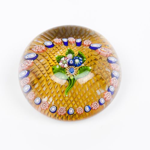 Null A paperweight
Glass paste

Inner "millefiori" decoration

France, 19th cent&hellip;