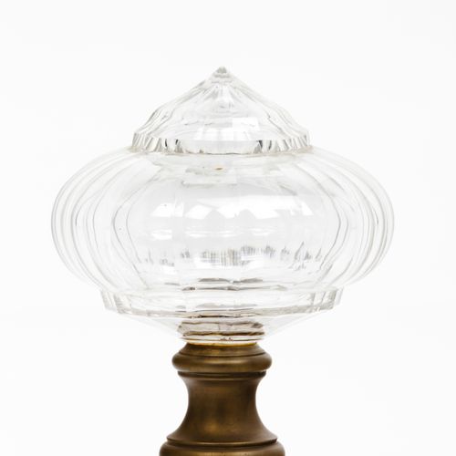 Null A staircase finial
Translucent glass

Metal fitting

Possibly Baccarat or S&hellip;