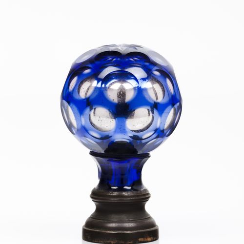 Null A staircase finial
Mirrored blue glass

Metal fitting

Possibly Baccarat or&hellip;
