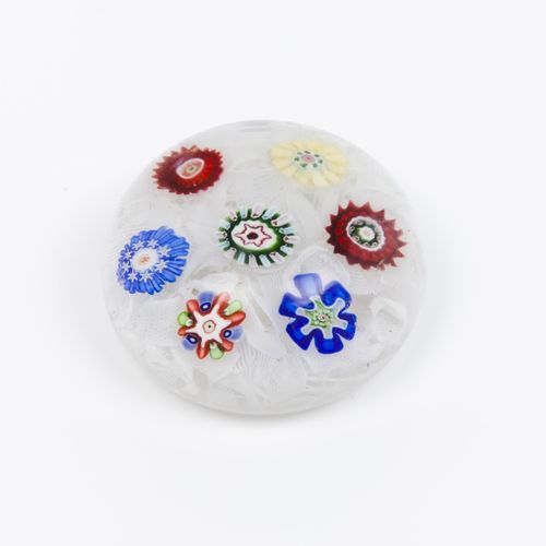 Null A paperweight
Glass paste

Inner "millefiori" decoration

France, 20th cent&hellip;