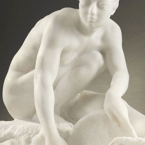 Ottilio Pesci PESCI Ottilio (1879-1954)

"Fontaine de Vie"
Sculpture en marbre b&hellip;