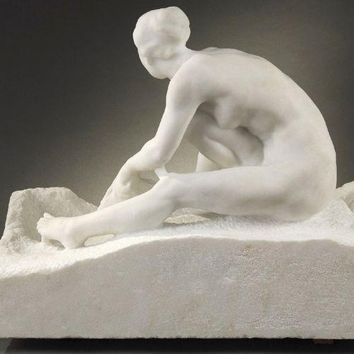Ottilio Pesci PESCI Ottilio (1879-1954)

"Fontaine de Vie"
Sculpture en marbre b&hellip;