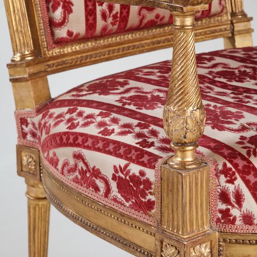 Henri Jacob Suite De Quatre Fauteuils Estampillés d'Henri Jacob Provenant Du Com&hellip;