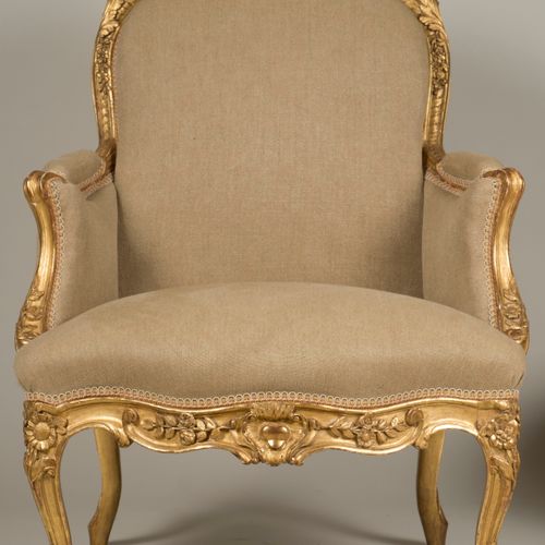 Jean Baptiste II Tilliard Louis XV

Paire de bergères d'époque Louis XV.

Son do&hellip;