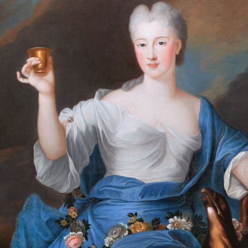 Pierre Gobert Portrait de la princesse de Bourbon en Hébé
Ecole Française du XVI&hellip;
