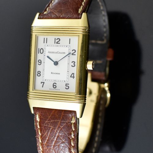 Feine Jaeger-LeCoultre-Herrenarmbanduhr Reverso, {Fine montre-bracelet Jaeger-Le&hellip;