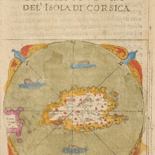 Ferretti, Francesco Rgionevol' forme et vera postura del'Isola di Corsica .在Di p&hellip;