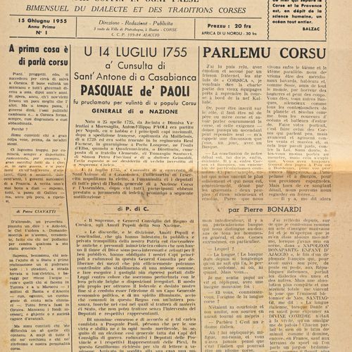 Muntese (U) Chi soffia in ogni paese. Bimonthly magazine about Corsican dialect &hellip;