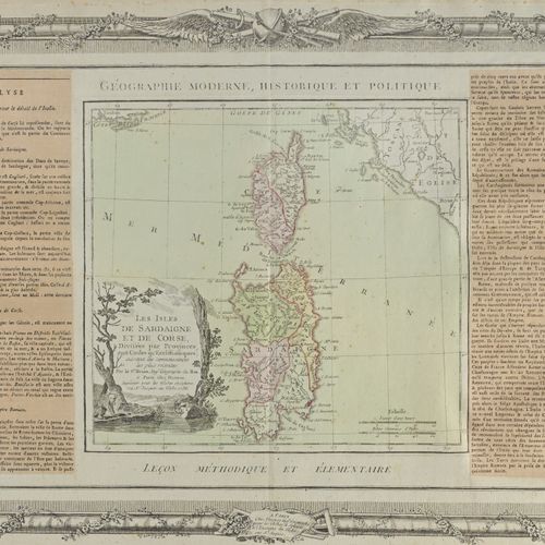BRION Les Isles de Sardaigne et de Corse, divisées par provinces, tant civiles q&hellip;