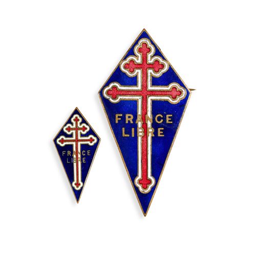 France Perchoir FNFL ayant appartenu à l’amiral Ortoli 

En métal et émail, fabr&hellip;