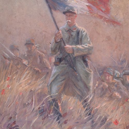 Null Pierre MITIFFIOT de BÉLAIR (1892-1956)

La charge, soldat au drapeau tricol&hellip;
