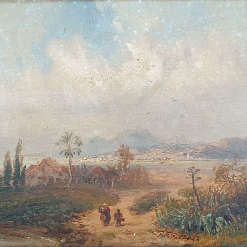 Null Ecole FRANCAISE du XIXe siècle

Paysage aux palmier

Huile sur panneau, sig&hellip;