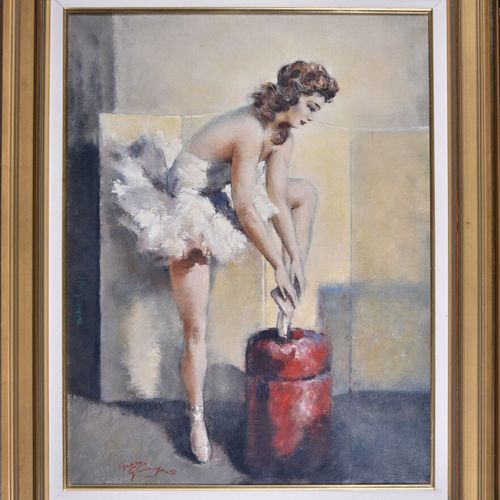 Null Georges GUINCEGARLE (XXe siècle)

Ballerine

Huile sur toile signée en bas &hellip;