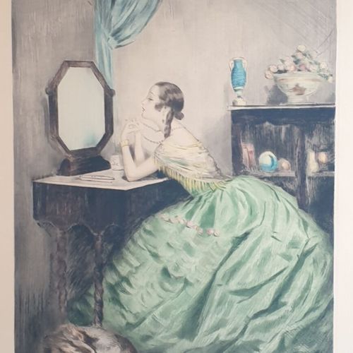 Null William Albert ABLETT (1877-1936)

Elegante devant son miroir

Aquatinte si&hellip;