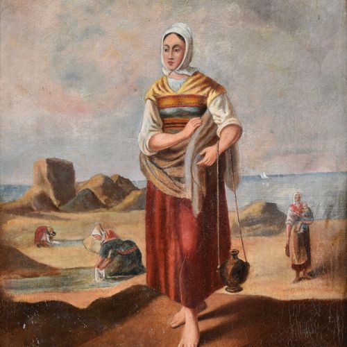Null Ecole Française du XIXe siècle

Jeune femme sur le rivage

Huile sur toile &hellip;
