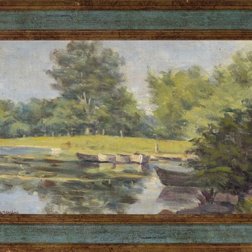 Null J. PARADIS (XXe siècle)

Barques sur un étang

Huile sur panneau signée en &hellip;