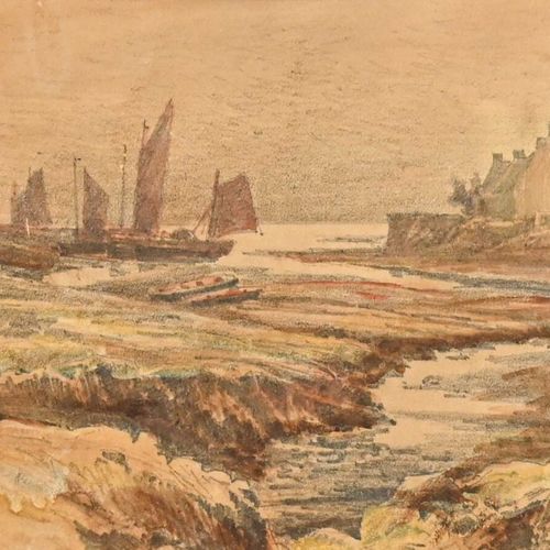 Null Jules NOEL ( 1810-1881)

Bateaux en bord de côte

Dessin au crayon rehaussé&hellip;