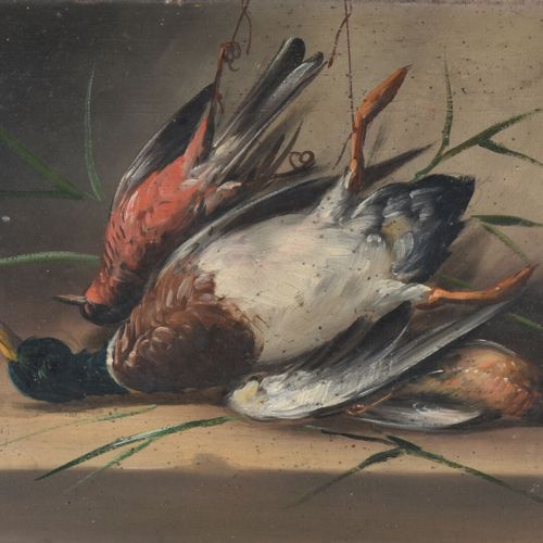 Null DUBOIS (XIXe siècle)

Paire de natures mortes, l'une de melon, pêches et gr&hellip;