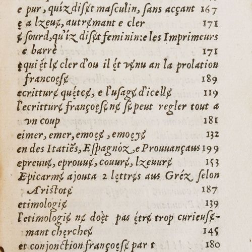Null (1550).PELETIER DU MANS (Jacques).Dialogue de l'ortografe e prononciation f&hellip;