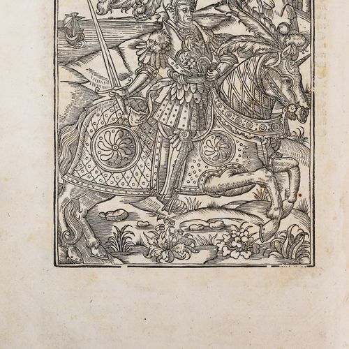 Null (1530). QUINTE-CURCE. ...LES BELLIQUEUX FAICTZ DARMES, CONDUICTES ET ASTUCE&hellip;