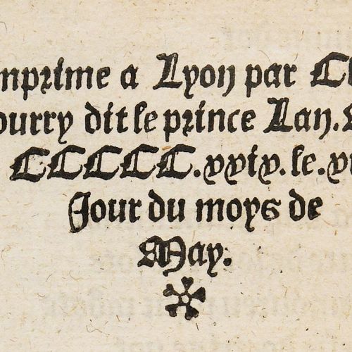 Null (1529) ALEXIS (Guillaume). LE GRANT BLAZON DES FAUSSES AMOURS. Composto da &hellip;