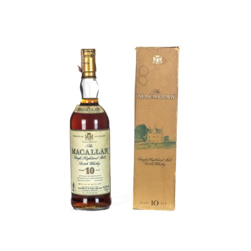 Spirits Macallan 10 ans d'âge Single Highland Malt Scotch Whisky Ecosse 75 cl - &hellip;