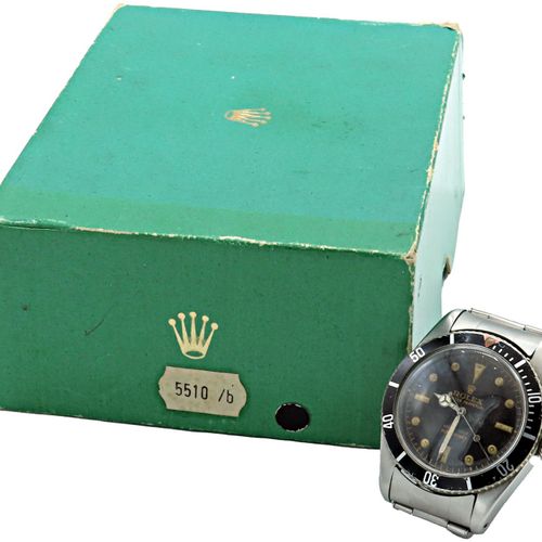 Watches ROLEX Submariner - BIG CROWN - Référence 5510. Numéro de série 362XXX. C&hellip;