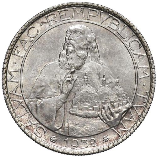 Foreign coins SAN MARINO Monnaie ancienne (1864-1938) 20 Lira 1932 - Gig. 3 AG F&hellip;