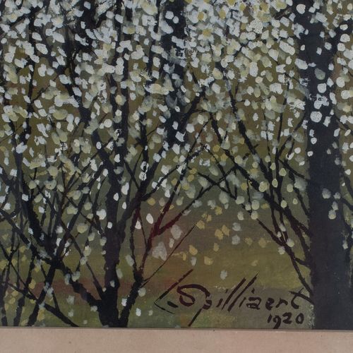 Null Léon SPILLIAERT (1881-1946)
Pommiers en fleurs dans les environs d'Ostende,&hellip;