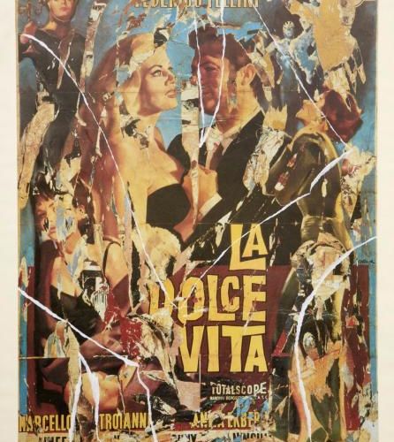 ROTELLA Mimmo (1918-2006) Dolce Vita
Sérigraphie en couleurs, affiche lacérée co&hellip;