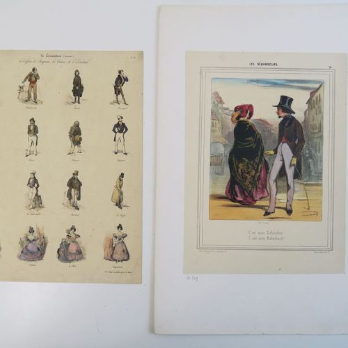 Null [XIX secolo]. Serie di 11 incisioni a colori:
- Henri BOUTET: 2 tavole da M&hellip;