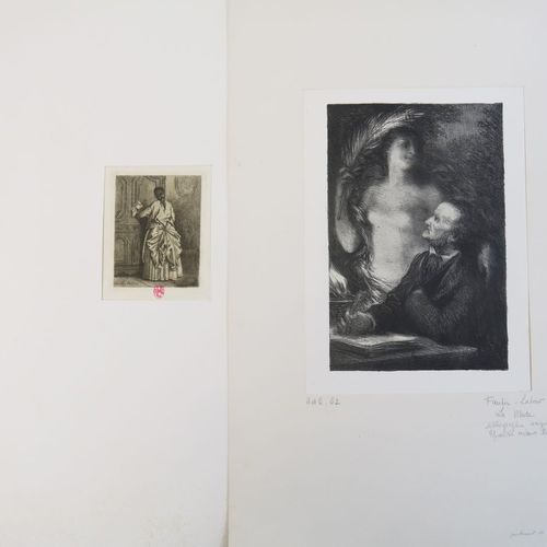Null 19th century. Set of 16 engravings:
- G. MOREAU, L'Apparition (Salomé point&hellip;