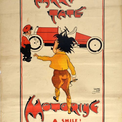 Unknown Affiche Ancienne Affiche publicitaire originale de music-hall antique po&hellip;