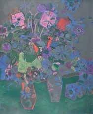 BEZOMBES Roger (1913-1994) "BOUQUETS" Lithographie épreuve d'artiste 72 x 58 cm