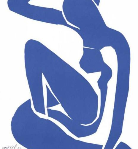 MATISSE Henri (1869 - 1954) NU BLEU. Lithographie. H: 59 cm x L: 44 cm. D'après &hellip;