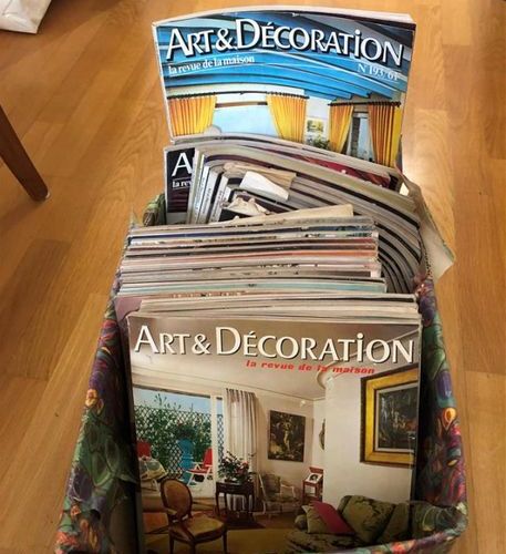 Null Art et décoration, la Revue de la maison, emsemble de revue des années 70