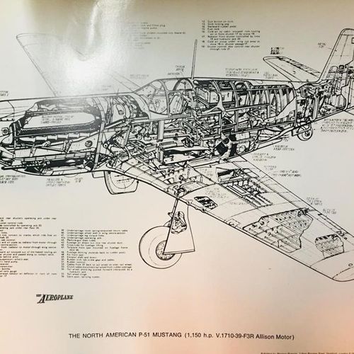 Null Ensemble de onze affiches représentant des chasseurs ou bombardiers allées &hellip;