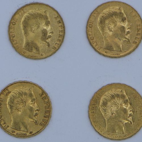 Null 4 Monnaies 20 Francs OR. Napoléon III.

1857 A.

Poids : 25,71grs



Estima&hellip;
