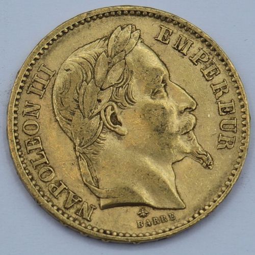 Null 1 Monnaie 20 Francs OR. Napoléon III.

1867 A.

Poids : 6,44grs.



Estimat&hellip;