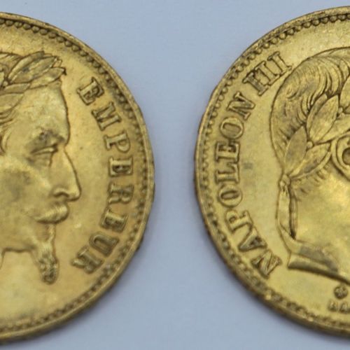 Null 2 Monnaies 20 Francs OR. Napoléon III.

1869 BB.

Poids : 6,44grs.



Estim&hellip;