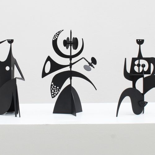 Philippe HIQUILY (1925-2013) 冬天的风向标，2011-2020
铸造金属雕塑，涂成黑色。
签名。
来自1000件的版本。
高_18厘&hellip;
