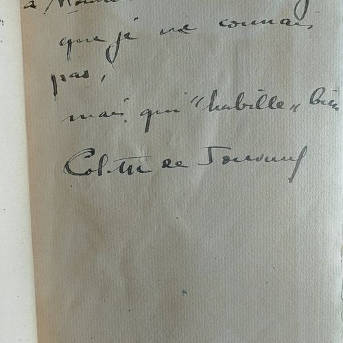 COLETTE Chéri.巴黎，Arthème Fayard & Cie，1920 年。- La fin de Chéri》。巴黎，欧内斯特-弗拉马利翁出版社&hellip;