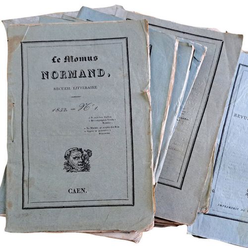 BARBEY D'AUREVILLY (Léon) MOMUS NORMAND (Le), raccolta letteraria. Caen, Chalopi&hellip;