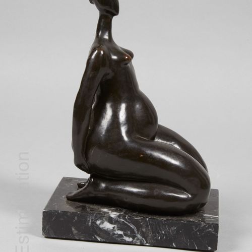 LOPEZ MONTOYA Esperanza LOPEZ MONTOYA (1926) 
 
Nu assis 
 
Épreuve en bronze à &hellip;